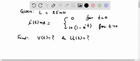the-current-in-a-25-mh-inductor-is-given-by-the-expressions-beginaligned-it0-t0-it10left1-e-5right-m