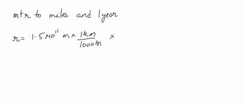 given-that-the-earths-average-distance-from-the-operatornamesun-is-15-times-1011-mathrmm-determine-t