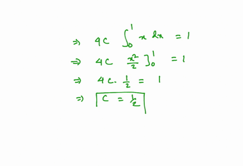 the-joint-density-function-for-a-pair-of-random-variables-x-and-y-is-fx-y-left-beginarrayll-cx-1-y-m