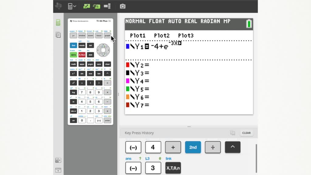 SOLVED:Use a graphing utility to construct a table of values for the ...