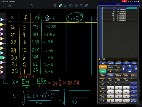 for-the-sample-data-beginarraycccccccc-mathrmx-86-27-28-29-30-31-32-hline-f-3-4-16-12-6-2-1-endarray