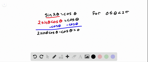 find-all-solutions-of-each-equation-for-the-given-interval-sin-2-thetacos-theta-0-leq-theta2-pi
