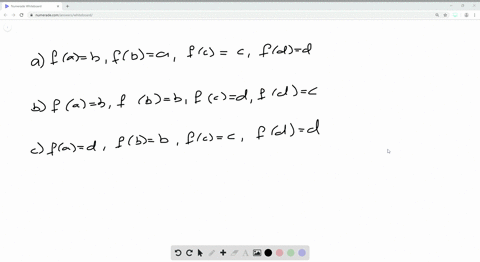 determine-whether-each-of-these-functions-from-a-b-c-d-to-itself-is-one-to-one-a-fab-fba-fcc-fdd-b-f