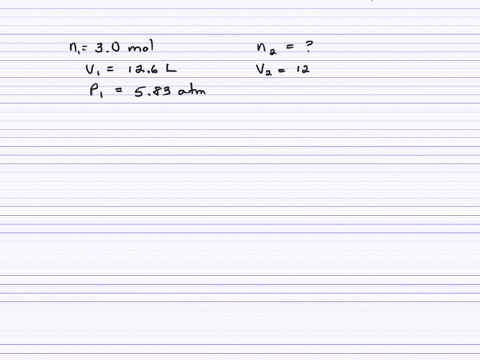 a-cylinder-with-a-movable-piston-records-a-volume-of-126-mathrml-when-30-mathrmmol-of-oxygen-is-adde