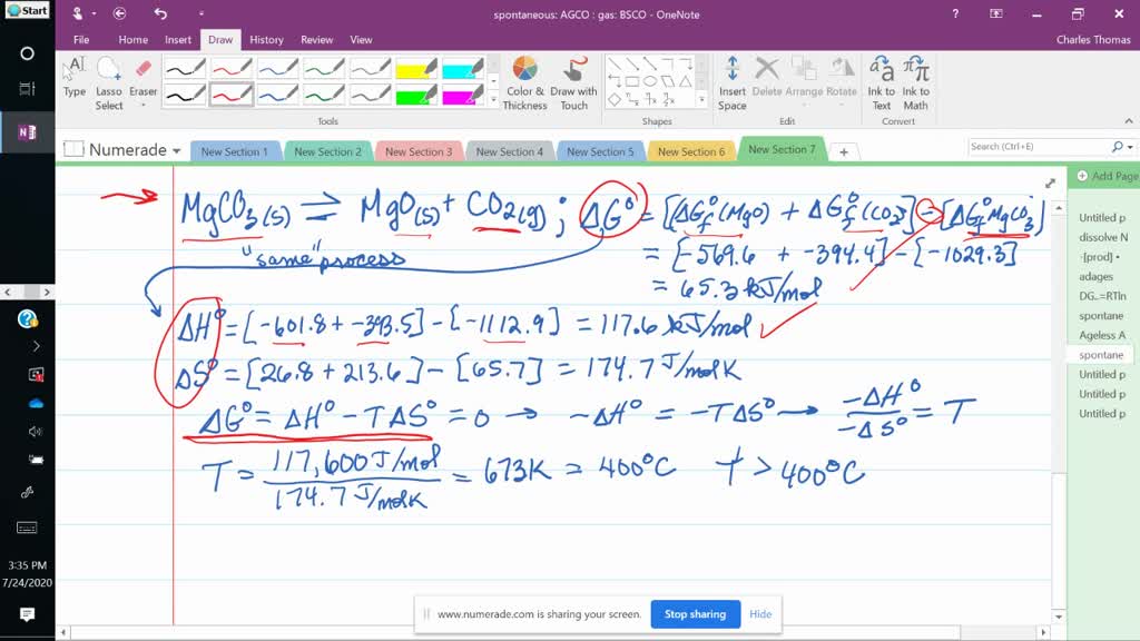 SOLVEDConsider the of magnesium carbonate MgCO3(s) ⇄MgO