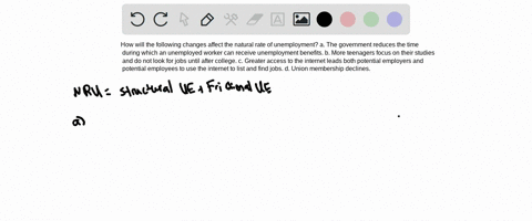 how-will-the-following-changes-affect-the-natural-rate-of-unemployment-a-the-government-reduces-the
