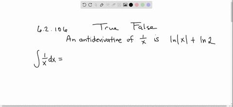 true-or-false-give-an-explanation-for-your-answer-an-antiderivative-of-1-x-is-ln-xln-2