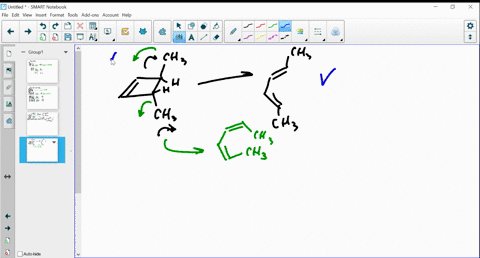 trans-34-dimethylcyclobutene-can-open-by-two-conrotatory-paths-to-give-either-2-e-4-e-24-hexadiene-o