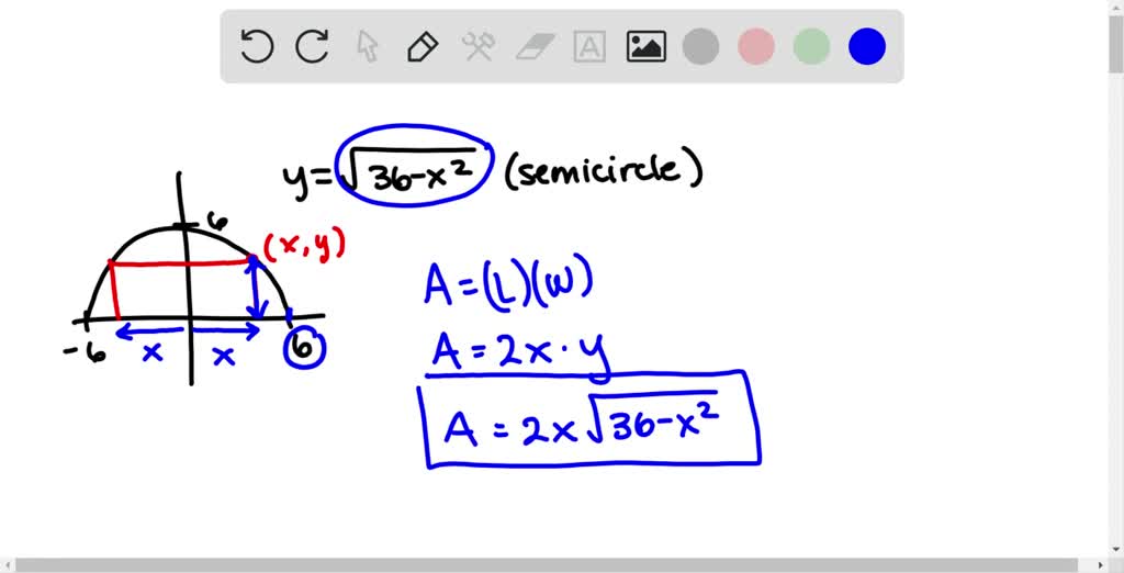 Solved Geometry A Rectangle Is Bounded By The X A