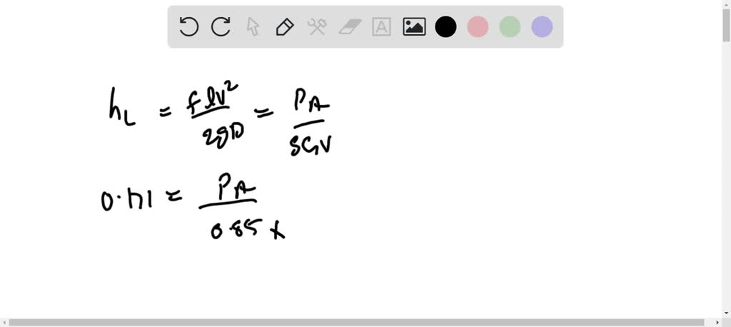 A viscous oil with a specific gravity S G=0.85 and a viscosity of 0.10 ...