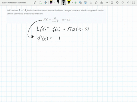 in-exercises-7-14-find-a-linearization-at-a-suitably-chosen-integer-near-a-at-which-the-given-func-6