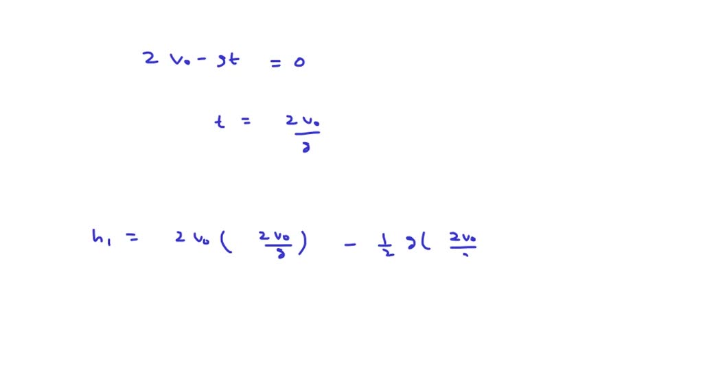 SOLVEDA ball is thrown upward with initial velocity v0 m / s and