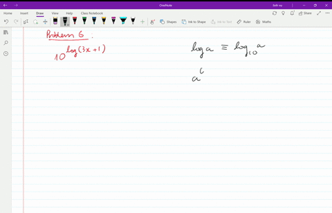 simplify-each-expression-10log-3-x1