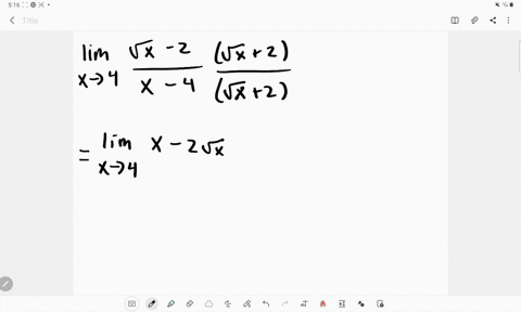 evaluate-the-limits-that-exist-lim-_x-rightarrow-4-fracsqrtx-2x-4