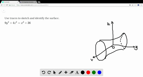 use-traces-to-sketch-and-identify-the-surface-9y2-4z2-x2-36