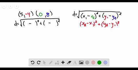 use-the-distance-formula-to-find-the-distance-between-the-two-points-5-4-text-and-08