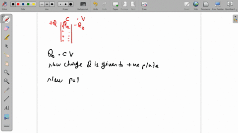 a-capacitor-of-capacitance-c-is-charged-to-a-potential-difference-v-from-a-cell-and-then-disconnecte