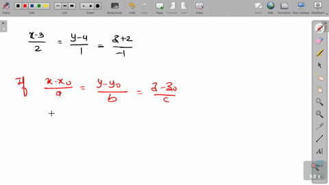 true-or-false-the-symmetric-equations-fracx-32fracy-41fracz2-1-represent-a-line-parallel-to-the-vect