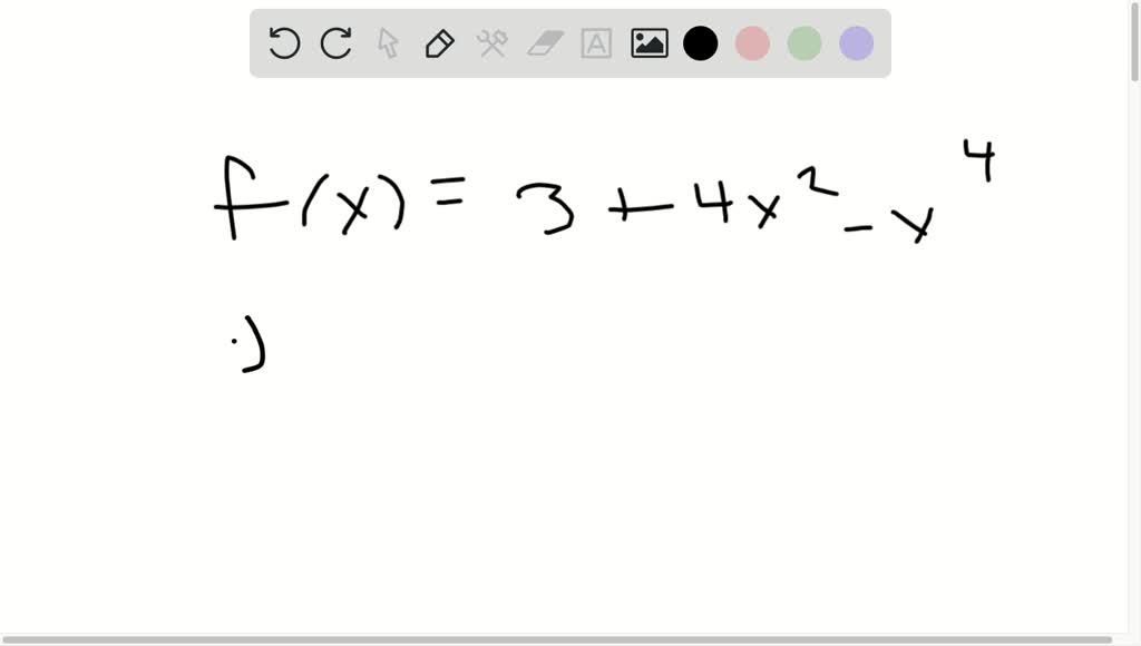 Maximum of a FourthDegree Polynomial Find the ma…