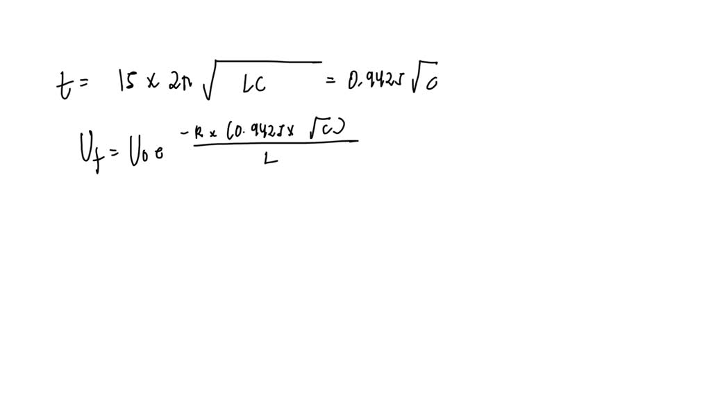 SOLVED:A damped RLC circuit includes a 5.0-Ωresistor and a 100-mH ...