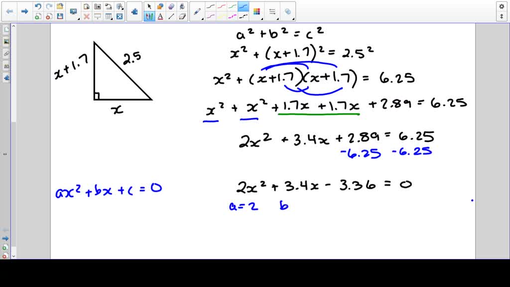 the legs of a right triangle are longer than the hypotenuse