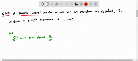 a-particle-moves-on-the-x-axis-as-per-the-equation-xx_0-sin-2-omega-t-the-motion-is-simple-harmoni-2