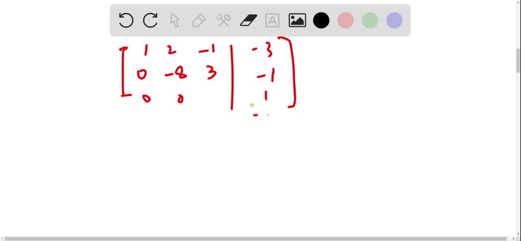 Solved Solve Each System Of Equations Using Matrices Row Operations