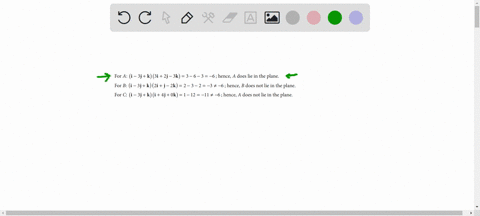 which-of-the-points-a32-3-b21-2-c140-lie-in-the-plane-mathbfi-3-mathbfjmathbfk-cdotx-mathbfiy-mathbf