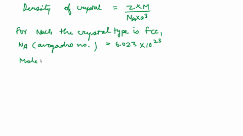 if-the-unit-cell-length-of-sodium-chloride-crystal-is-600-mathrmpm-then-its-density-will-be-a-2165-m