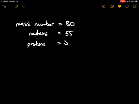 one-isotope-of-a-metallic-element-has-mass-number-80-and-has-55-neutrons-in-the-nucleus-an-atomic-io