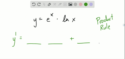 find-the-derivative-yex-ln-x