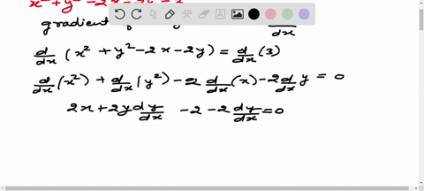 find-the-gradients-of-the-tangents-drawn-to-the-circle-x2y2-2-x-2-y3-at-x2
