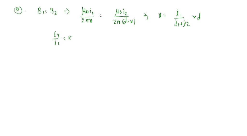 Solved In Fig 29 45 Two Long Straight Wires At Separation D 30 0 Cm Solved In Fig 29 45 Two Long Straight Wires At Separation D 30 0 Cm