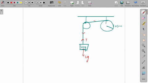 a-string-is-wrapped-on-a-wheel-of-moment-of-inertia-0-20-mathrmkg-mathrmm2-and-radius-10-mathrmcm-an