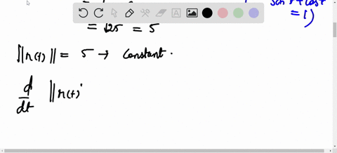 let-mathbfrtlangle-3-cos-t-5-sin-t-4-cos-trangle-show-that-mathbfrt-is-constant-and-conclude-using-e