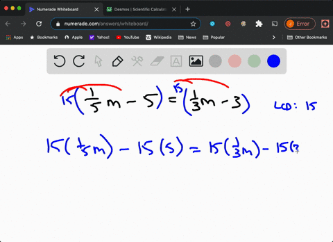 solve-equation-and-check-the-result-frac15-m-5frac13-m-3