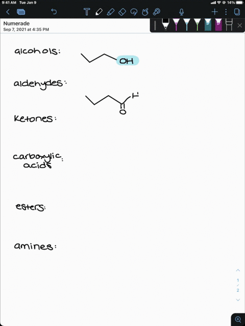 writc-the-structural-formula-of-a-rcprcscntative-compound-for-each-of-these-classes-of-organic-compo