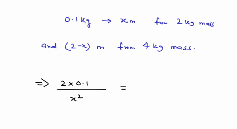 two-small-bodies-of-masses-200-mathrmkg-and-400-mathrmkg-are-kept-at-rest-at-a-separation-of-2-cdot-