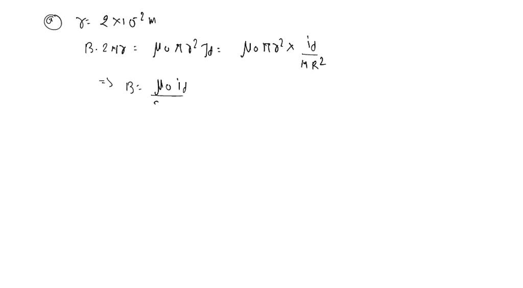 ⏩SOLVED:Uniform displacement current. Figure 32-19 shows a circular ...