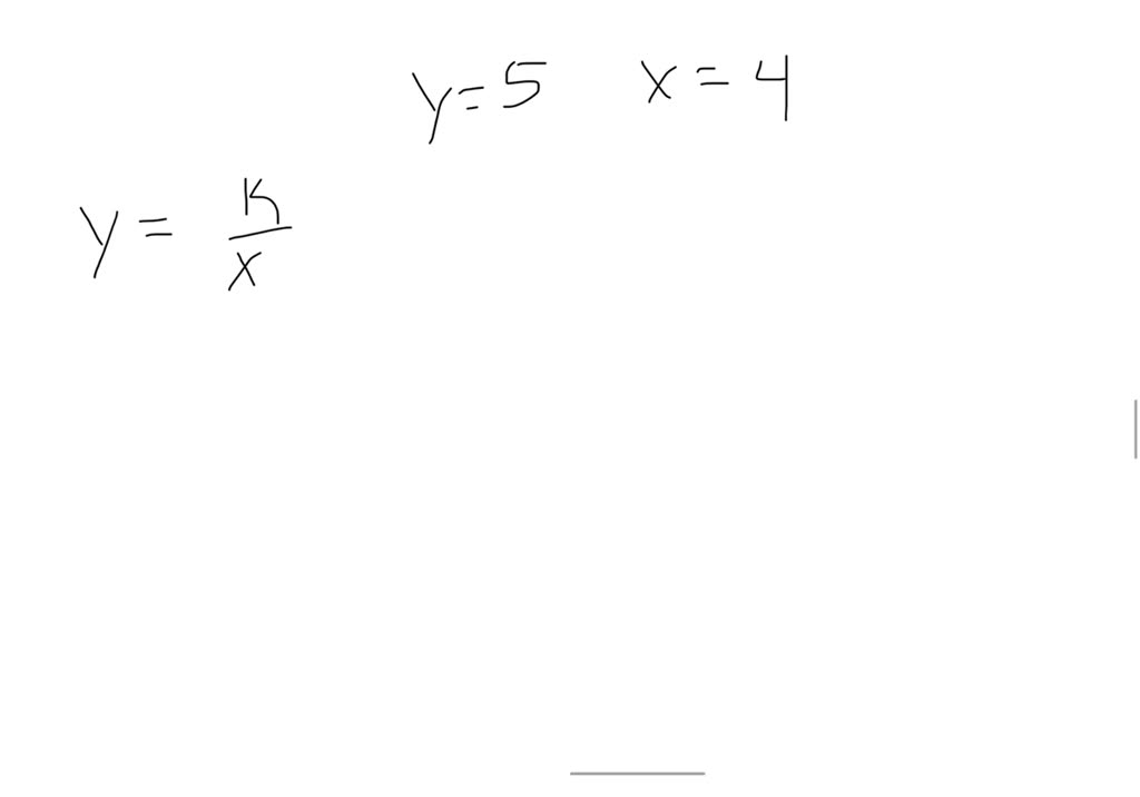 Solved A If Y Varies Inversely With The Cube Of X And Y 11 When X 5 Find An Equation To