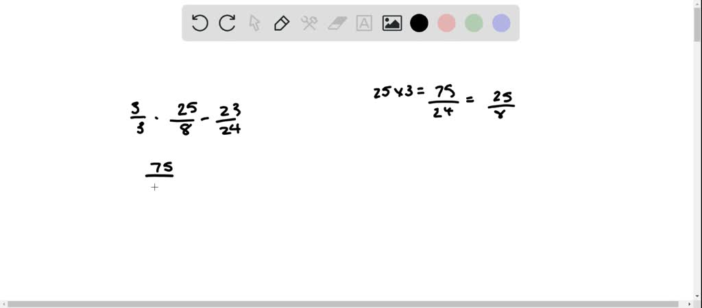 SOLVED:Perform the indicated operations. Write the answers as fractions ...