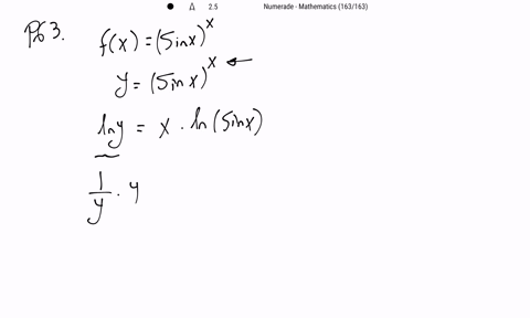 use-logarithmic-differentiation-to-find-the-derivatives-of-each-of-the-functions-sin-xx