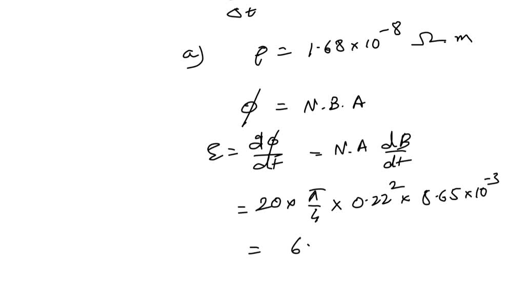 SOLVED: (III) A 22.0 -cm-diameter coil consists of 20 turns of circular ...