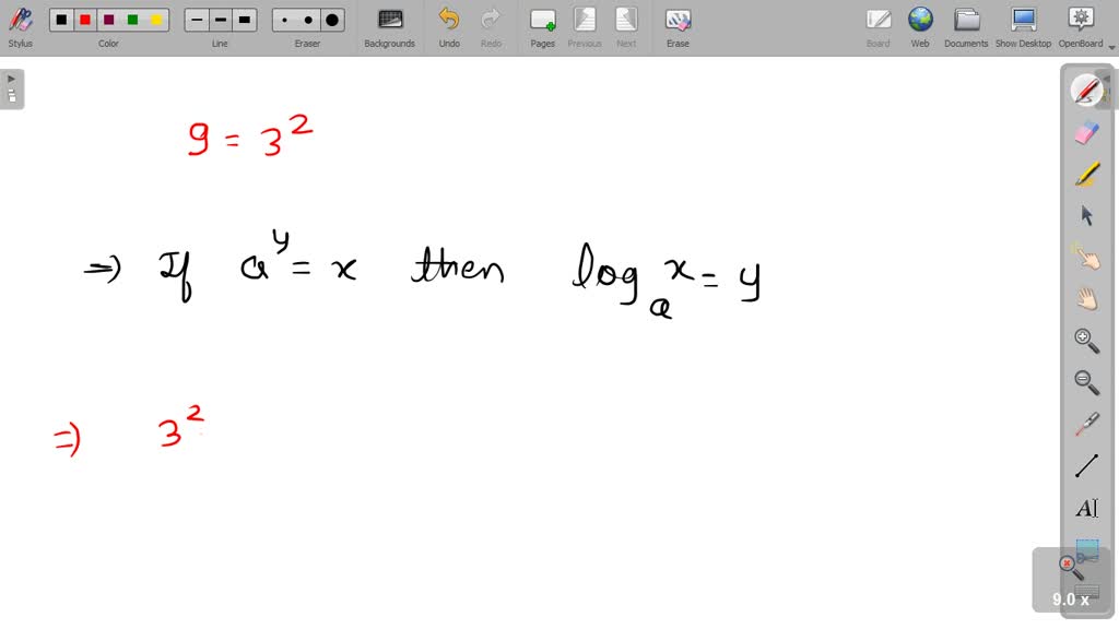 SOLVED:In Problems 9–16, change each exponential statement to an ...