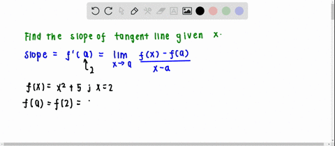 find-the-slope-of-the-tangent-line-to-each-curve-when-x-has-the-given-value-do-not-use-a-calculato-2