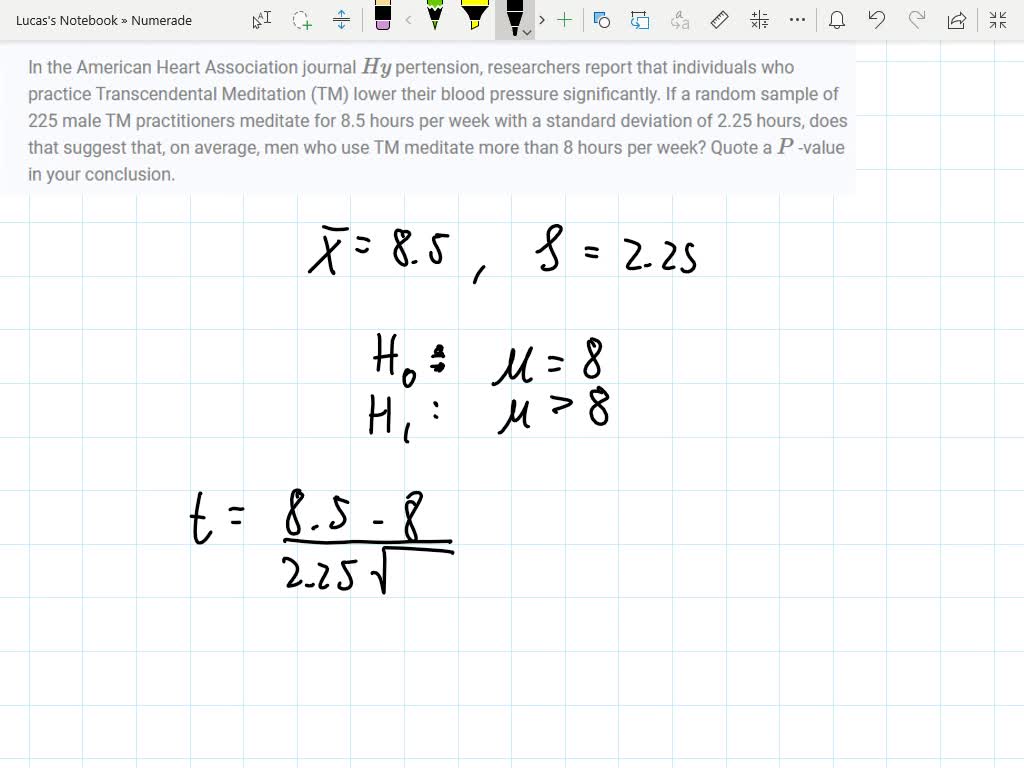 SOLVEDIn the American Heart Association journal H y pertension