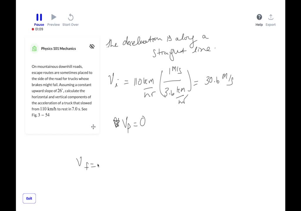 SOLVEDOn mountainous downhill roads, escape routes are sometimes