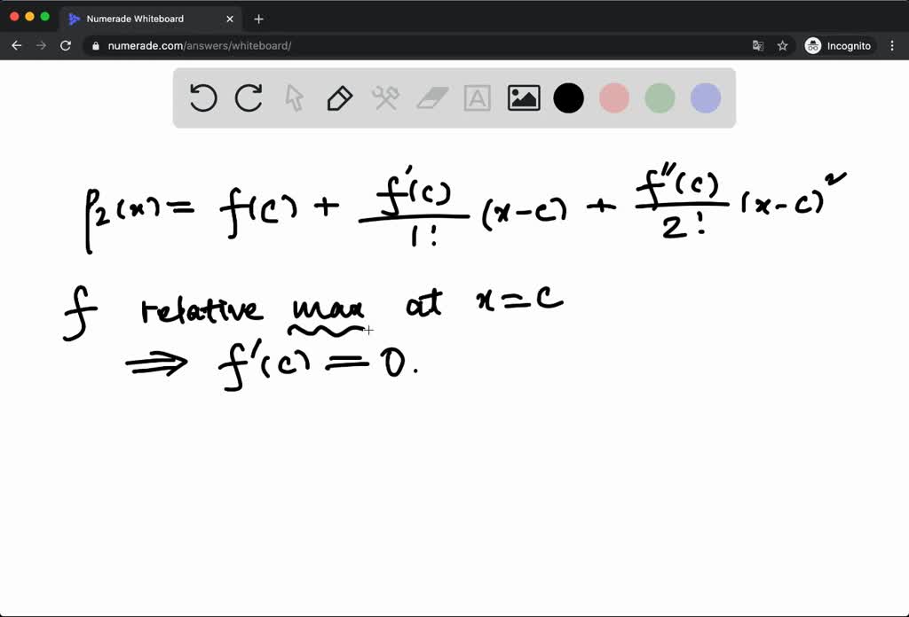 ⏩SOLVED:Proof Consider a function f with continuous first and second ...