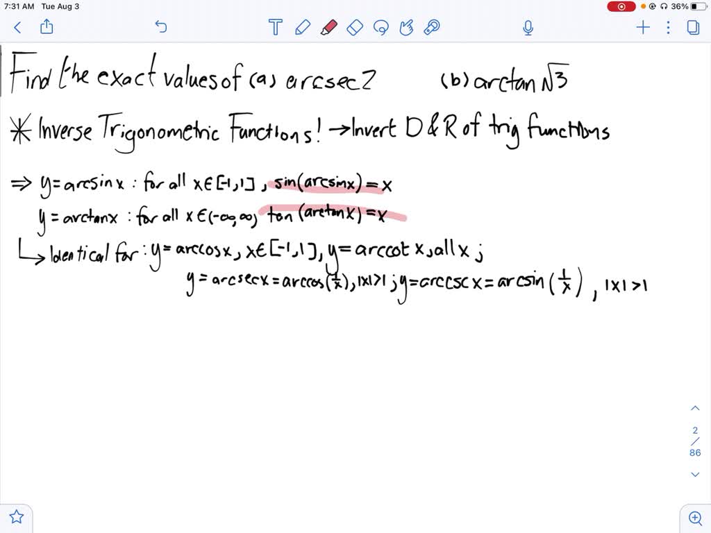 solved-determine-the-exact-value-a-arcsec-2-b-arctan-3