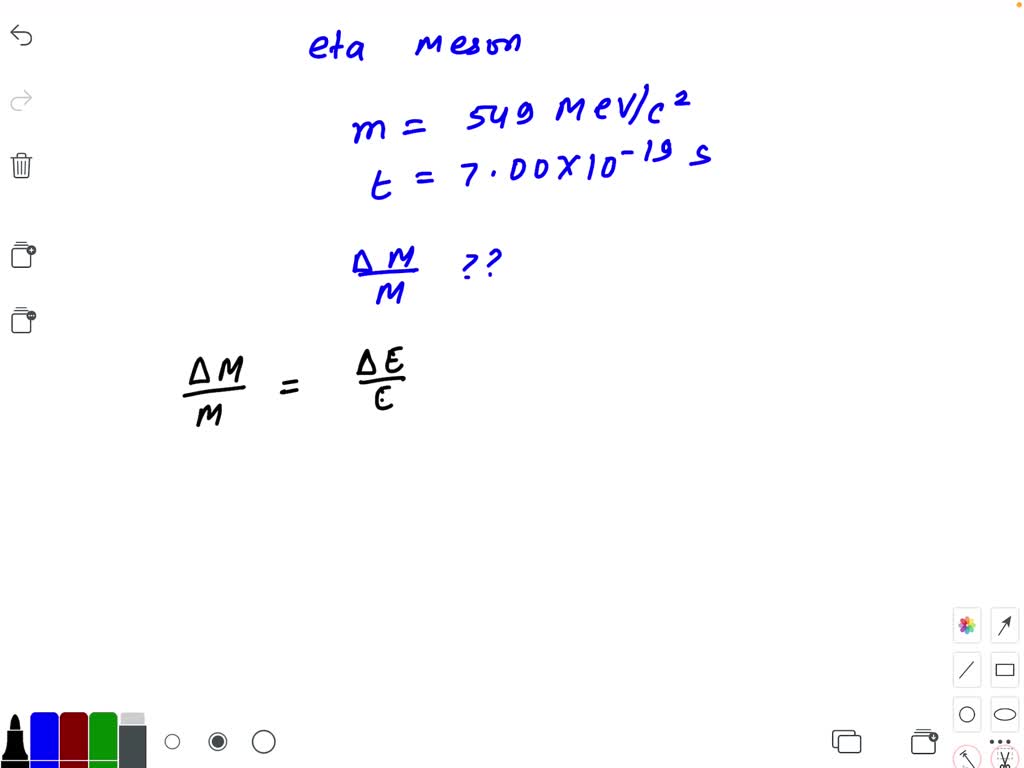 solved-an-unstable-elementary-particle-called-the-eta-meson-has-a-rest